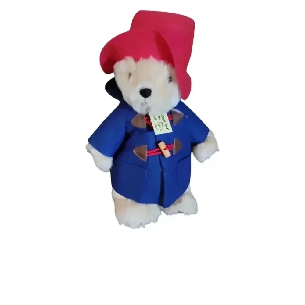 Paddington Bear 2013 Rainbow Designs Plush Blue Raincoat Red Hat 12in